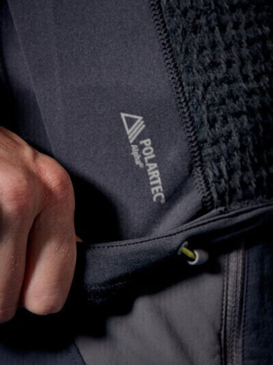 Ανδρική Ζακέτα Fleece Μαύρη