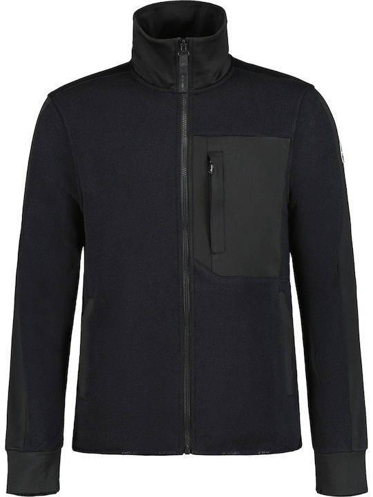 Herren Strickjacke Schwarz