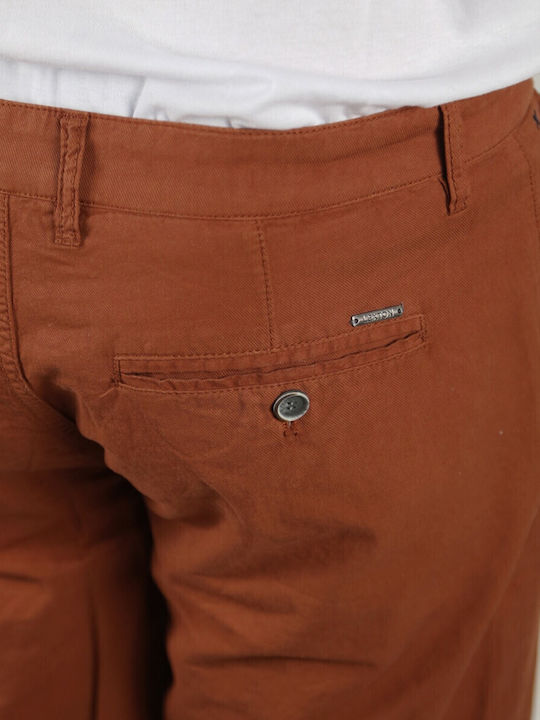 Herrenshorts Chino Orange