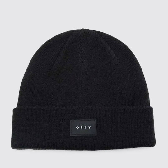 Knitted Beanie Cap Black