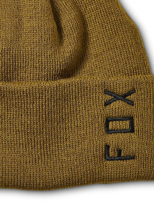 Daily Beanie Unisex Σκούφος Πλεκτός σε Καφέ χρώμα