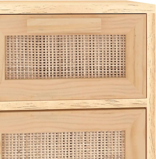 Мебели за съхранение с чекмеджета Бежов 60x30x75см