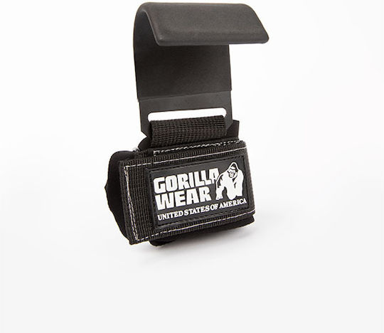 Gorilla Wear Περικάρπια Άρσης Βαρών Μαύρα 2 τμχ