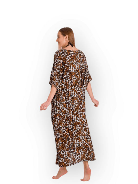 Rima Beachwear Women's Caftan Beachwear Brown