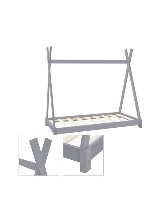 ML-Design Babybett Gray mit Matratze 70x140cm