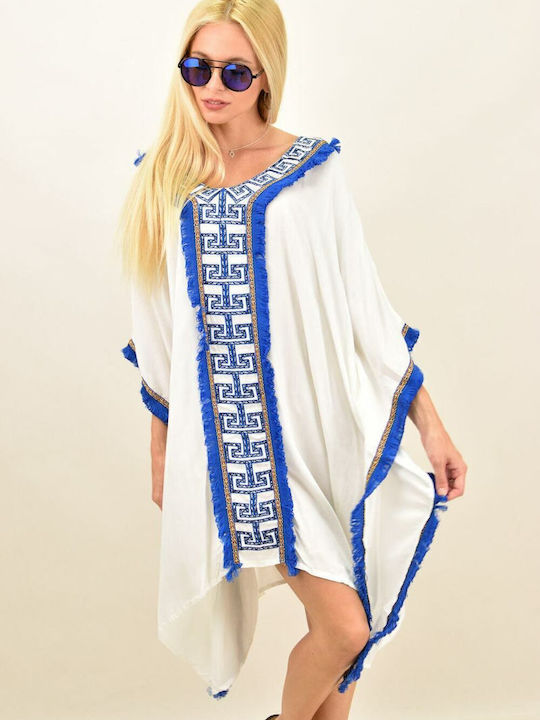 Potre Women's Caftan Beachwear Blue