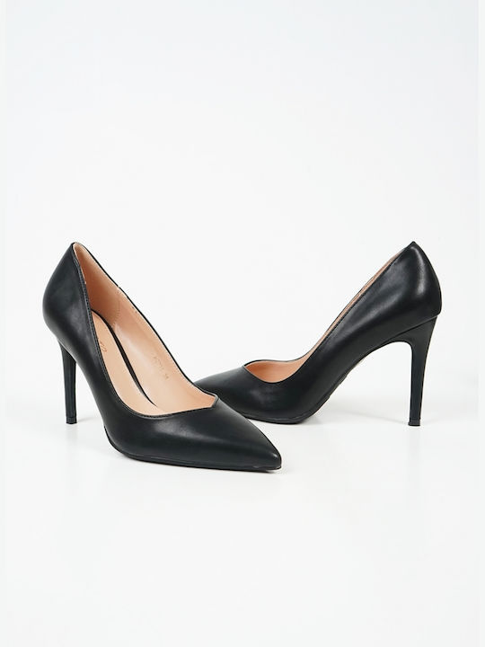 Piazza Shoes Pointed Toe Black Heels