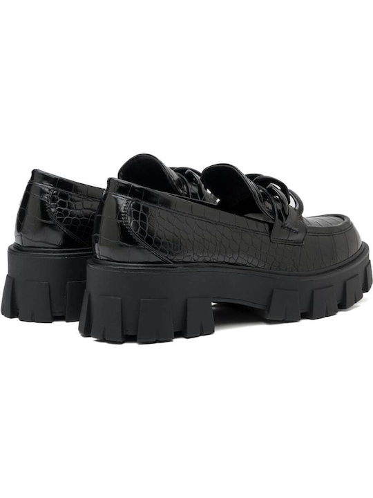 Replay Women's Moccasins in Black Color