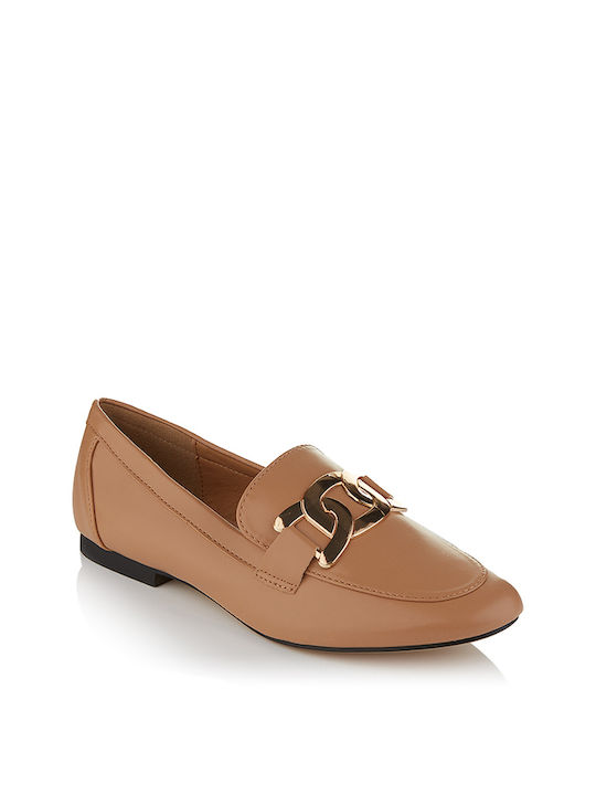 Plato Women's Loafers in Beige Color