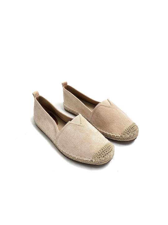 Plato Women's Suede Espadrilles Beige