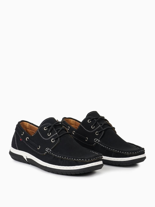 Wildleder Herren Mokassins in Schwarz Farbe