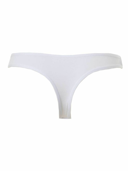 Per Mia Donna Cotton Women's String White