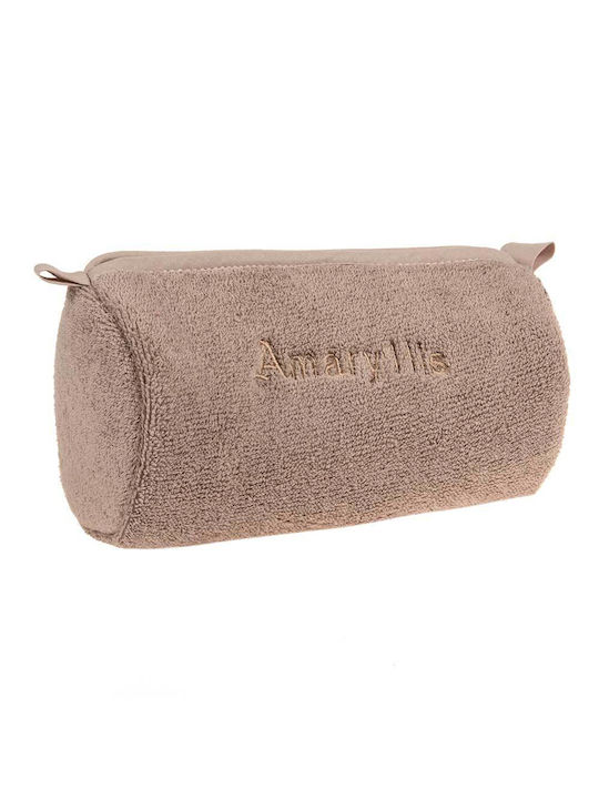 Amaryllis Slippers Damen Necessaire in Braun Farbe 10cm