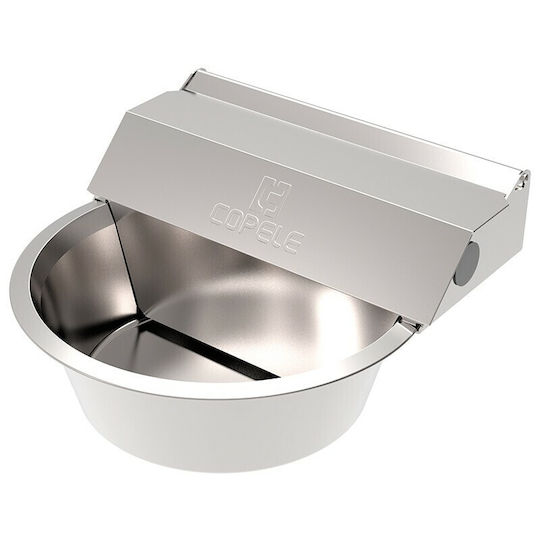 Copele Automatic Stainless Steel Bowl Water for Dog 4lt in Silver Color