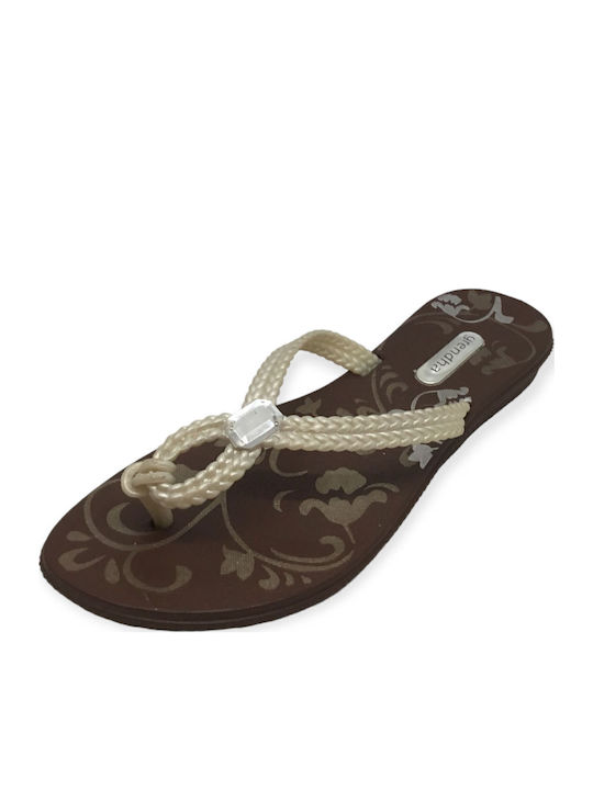 Women's Flip Flops Beige