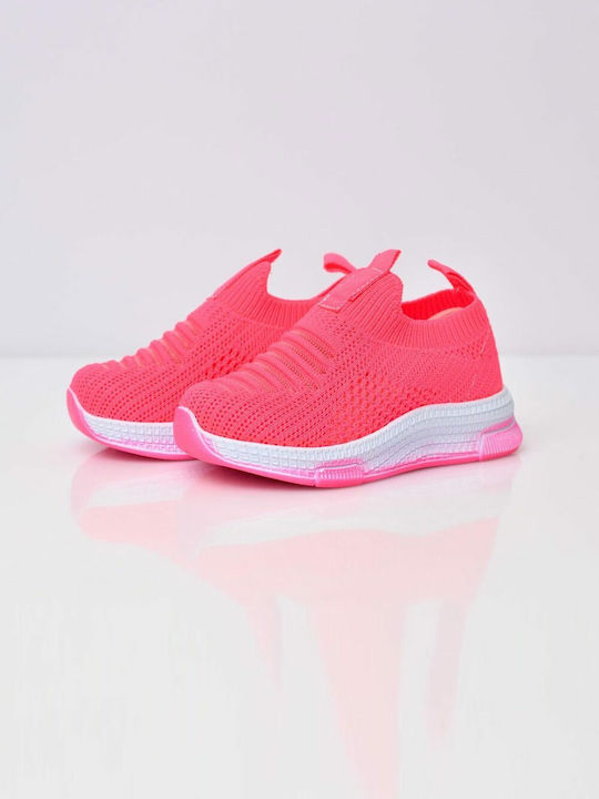 Potre Kids Sneakers Slip-on Fuchsia