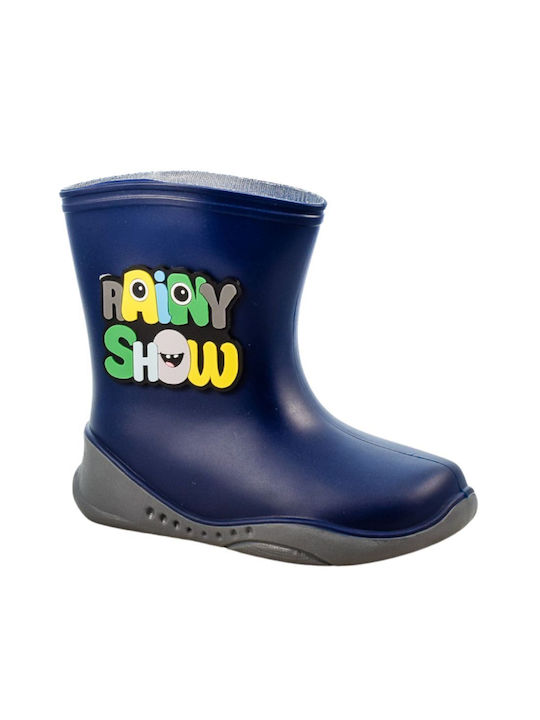 Yfantidis Kids Wellies Navy Blue