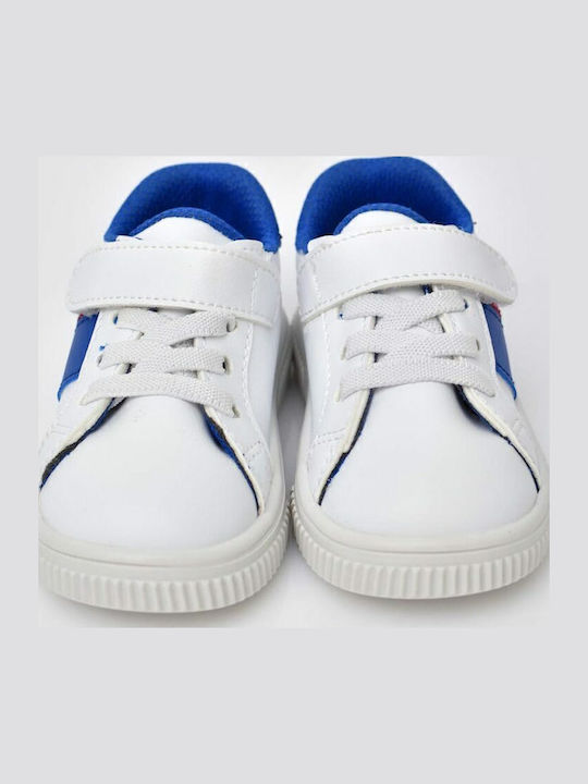 Παιδικά Sneakers με Σκρατς Λευκά