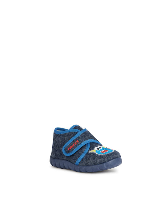 Geox Kinderhausschuhe Blau