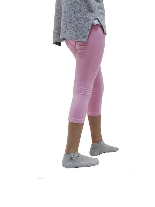 Inizio Kinder Leggings Capri Rosa