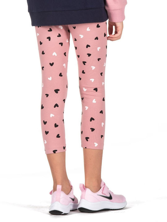 District75 Kinder Leggings Lang Rosa