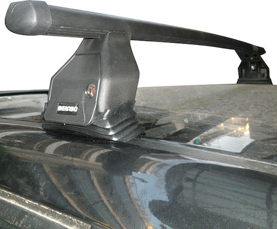 Americat Steel Car Roof Bars for Citroen C4 3D Set with Roof Rack Legs Silver