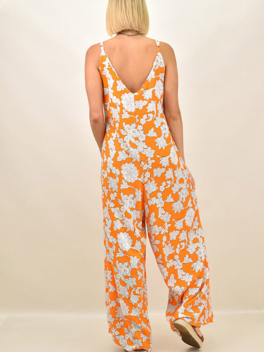 Women's One-piece Suit Orange