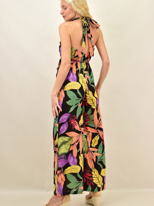 Women's Sleeveless One-piece Suit Multicolored
