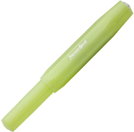 Kaweco FROSTED Sport Füllfederhalter Extra breit 1mm Grüne mit Blauer Tintenfarbe