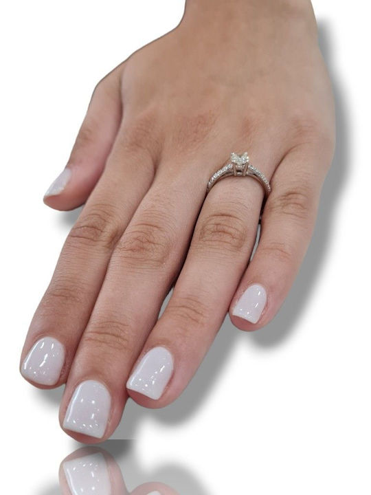 Mentzos Single Stone with Diamond