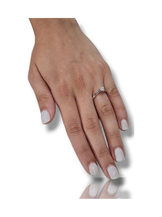 Mentzos Single Stone with Diamond