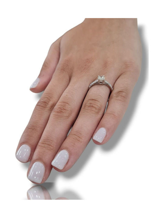 Mentzos Single Stone with Diamond