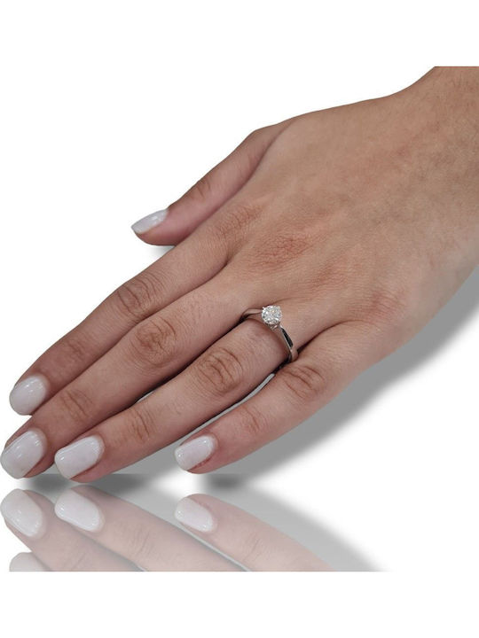 Mentzos Single Stone with Diamond