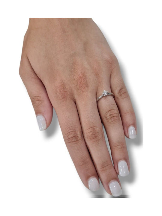 Mentzos Single Stone with Diamond