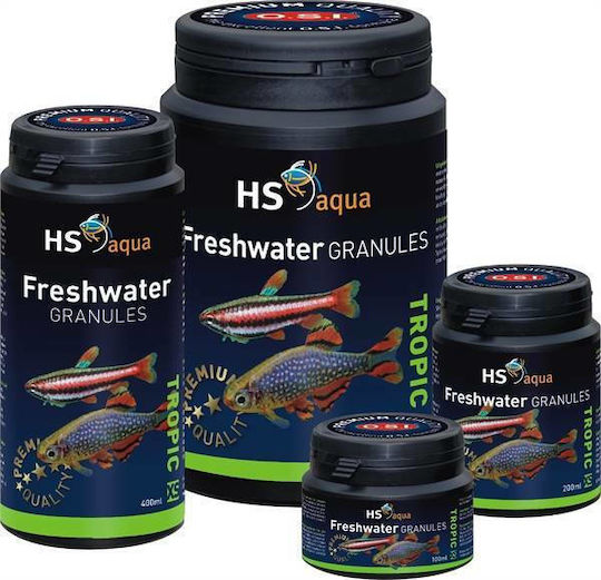 HS Aqua Tropical Fish Food Granules with Spirulina 200ml