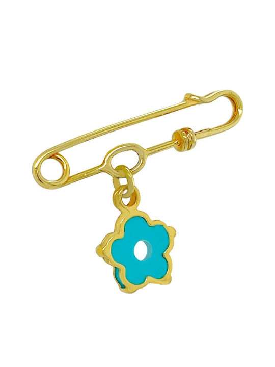 Xryseio Kinder Sicherheitsnadel aus Gold 14K