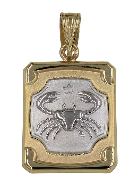 Roloi Kaliamanis Anhänger Kinder Amulett mit Kette aus Gold 14K ZF1001