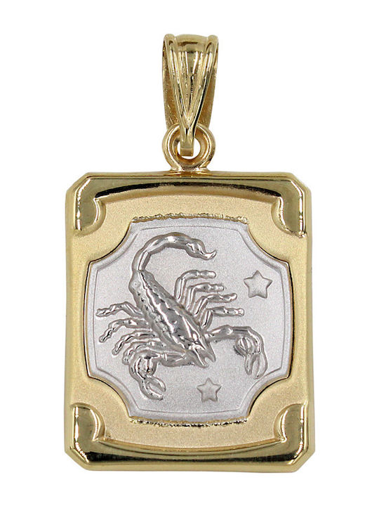 Roloi Kaliamanis Anhänger Kinder Amulett mit Kette aus Gold 14K ZF1001