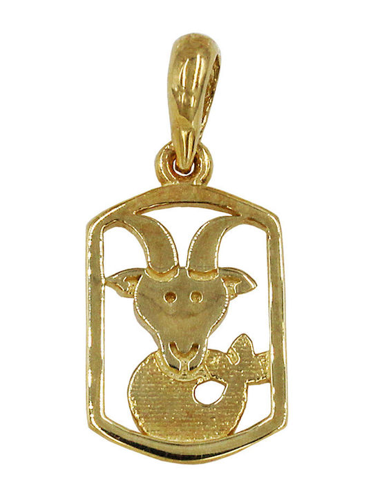 Roloi Kaliamanis Anhänger Kinder Amulett mit Kette aus Gold 14K ZC1001