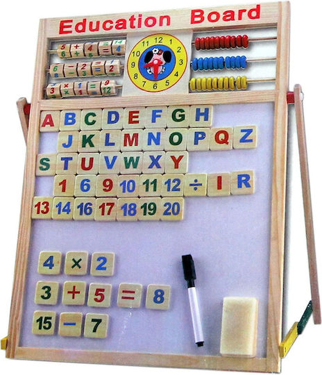 Kinder Tafel & Staffelei Marker / Schwarzes Brett Beidseitig Boden 44x32cm