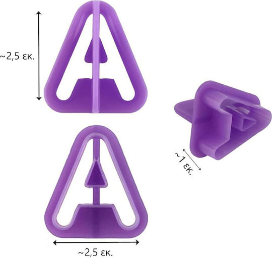 Wilton Kunststoff-Ausstechformen Englisches Alphabet Zahlen & Symbole Set 40 Stück 018.08.903