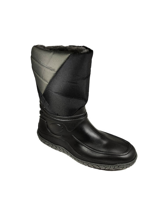 G&G Work Wellies with Fur Black