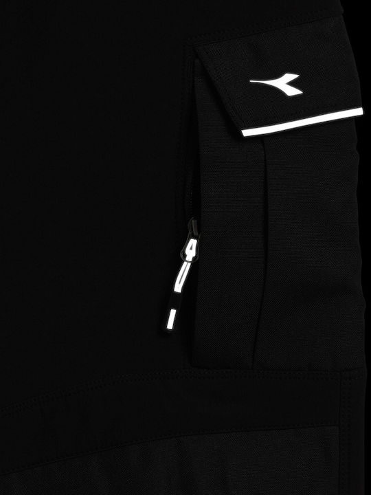 Utility Diadora Αδιάβροχο Παντελόνι Εργασίας Μαύρο