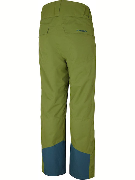 Ziener 184223-96 Ανδρικό Παντελόνι Σκι & Snowboard Πράσινο