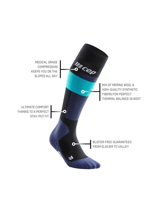 CEP Ski- & Snowboardsocken Blau 1 Paar