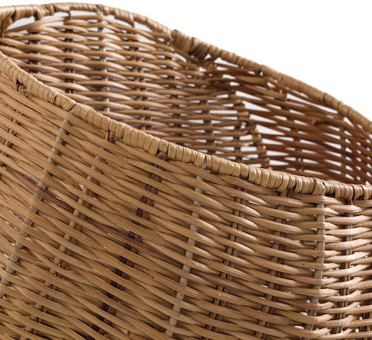 La Redoute Interieurs Dekorativer Korb Korbweide Beige 25x31x18cm