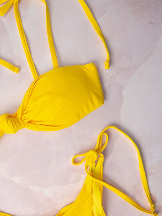 Set Bikini Τριγωνάκι & Brazil Κίτρινο