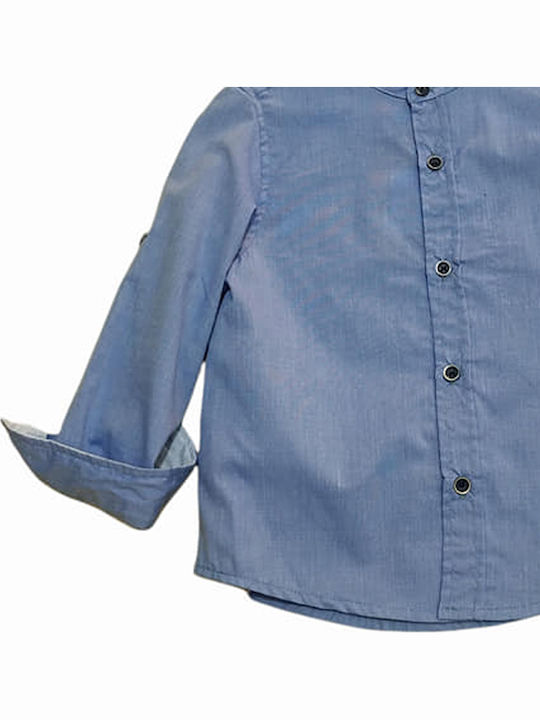 Kids Shirt Long Sleeve Blue