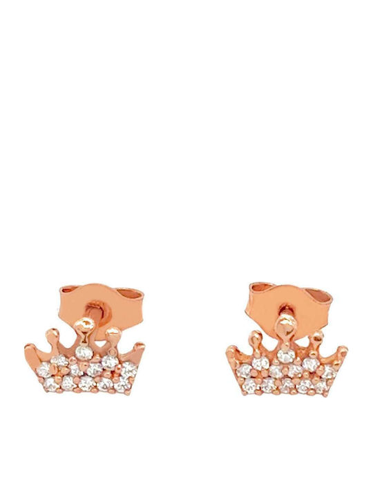 Xryseio Cercei Fetite Studs Coroane Din Aur 9K