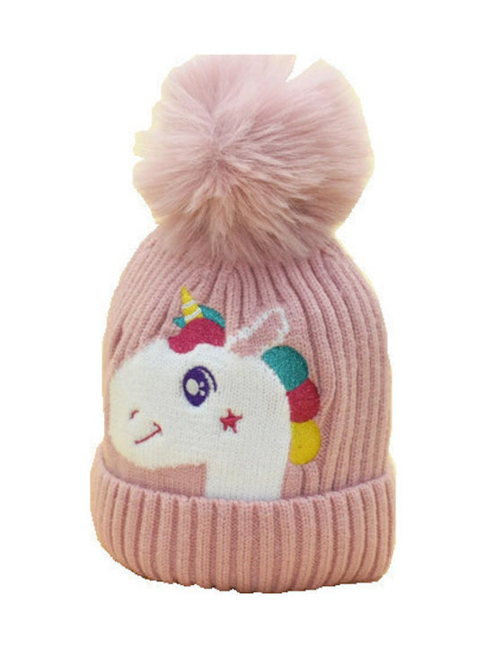 Kinder Mütze Gestrickt Rosa
